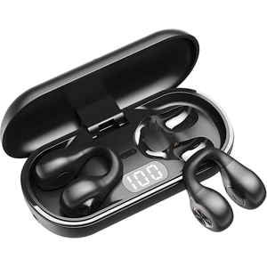 Open Ear Headphones, Clip On Earbuds Mini Air Conduction Headphones (Black) Open Ear Headphones, Clip On Earbuds Mini Air Conduction Headphones (Black)