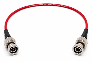 AV-Cables 6G HD-SDI BNC to BNC Cable, 1855A, 25ft, Red AV-Cables 6G HD-SDI BNC to BNC Cable, 1855A, 25ft, Red