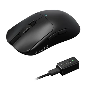 AJAZZ AJ200NLPRO AI Gaming Mouse, Tri-Mode Bluetooth/2.4G/USB-C, PAW3395 Sensor, 32000 DPI, 8K Wired & 4K Wireless, AI Voice Assistant, AI Game Analysis, 61g Lightweight, Black AJAZZ AJ200NLPRO AI Gaming Mouse, Tri-Mode Bluetooth/2.4G/USB-C, PAW3395 Sensor, 32000 DPI, 8K Wired & 4K Wireless, AI Voice Assistant, AI Game Analysis, 61g Lightweight, Black