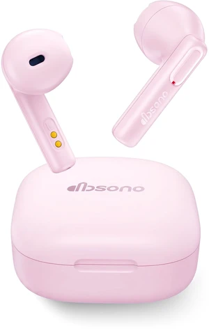 dbsono True Wireless Earbuds Bluetooth Headphones: Ultra-Lightweight Pink dbsono True Wireless Earbuds Bluetooth Headphones: Ultra-Lightweight Pink