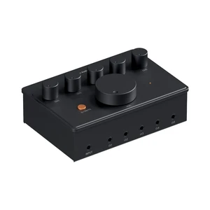 Fosi Audio PH05 5-Channel Headphone Splitter Amplifier, Mini Headphones Amp for Music Studio, Audio Sharing, Podcast Monitor, Supports 16-300 Ohm High Impedance IEM with 12V Power Adapter Fosi Audio PH05 5-Channel Headphone Splitter Amplifier, Mini Headphones Amp for Music Studio, Audio Sharing, Podcast Monitor, Supports 16-300 Ohm High Impedance IEM with 12V Power Adapter