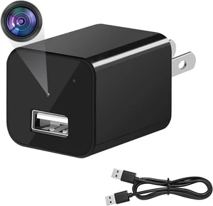 AiLuce Small Camera USB Charger Nanny Cam Spy Camera Hidden Camera for Home AiLuce Small Camera USB Charger Nanny Cam Spy Camera Hidden Camera for Home
