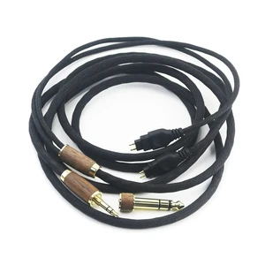NewFantasia Replacement Upgrade Audio Cable Compatible with Sennheiser HD650 HD600 HD580 HD660S HD660S2 HD58X HD6XX Headphone 7N OCC Copper Silver Plated Cord Walnut Wood Shell 3.5mm/6.35mm Adapter 2m NewFantasia Replacement Upgrade Audio Cable Compatible with Sennheiser HD650 HD600 HD580 HD660S HD660S2 HD58X HD6XX Headphone 7N OCC Copper Silver Plated Cord Walnut Wood Shell 3.5mm/6.35mm Adapter 2m