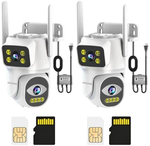 EKOLVOSK Dual-Lens 4G Cameras for Home Security, Pan/Tilt SmartSecurity Camera-Outdoor/Indoor, Color Night Vision,MotionTracking,24/7 Recording,2-Way Audio & Siren,IP65,SD/Cloud Storage EKOLVOSK Dual-Lens 4G Cameras for Home Security, Pan/Tilt SmartSecurity Camera-Outdoor/Indoor, Color Night Vision,MotionTracking,24/7 Recording,2-Way Audio & Siren,IP65,SD/Cloud Storage