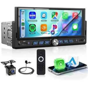 Rimoody 6.86 Inch Single Din Car Stereo with Wireless Carplay Android Auto Rimoody 6.86 Inch Single Din Car Stereo with Wireless Carplay Android Auto