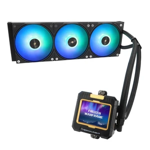 Thermalright TR FW360 Black ARGB CPU AIO Cooler,PC 360 Specification Water Cooler System,IPS LCD Screen with 320x240 Resolution,for AM5&Intel LGA1700/1851,CPU Cooler Comes with 2.4-inch Thermalright TR FW360 Black ARGB CPU AIO Cooler,PC 360 Specification Water Cooler System,IPS LCD Screen with 320x240 Resolution,for AM5&Intel LGA1700/1851,CPU Cooler Comes with 2.4-inch