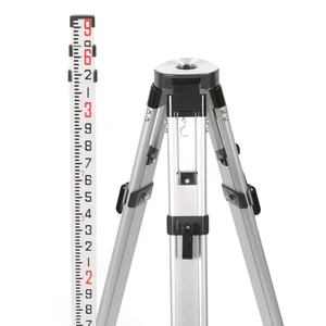 66" Extended Height Surveying Tripod & 9 Feet Aluminum Grade Rod Combo 66" Extended Height Surveying Tripod & 9 Feet Aluminum Grade Rod Combo