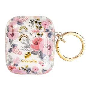 SCORPIFY for AirPods Case 1 & 2 (1st & 2nd Generation, 2016/2019) with Keychain, Compatible with Apple AirPod 1 & 2, Cute Protective Hard Shell Cover, Earbuds Case for Women - Pink Epiphyllum SCORPIFY for AirPods Case 1 & 2 (1st & 2nd Generation, 2016/2019) with Keychain, Compatible with Apple AirPod 1 & 2, Cute Protective Hard Shell Cover, Earbuds Case for Women - Pink Epiphyllum