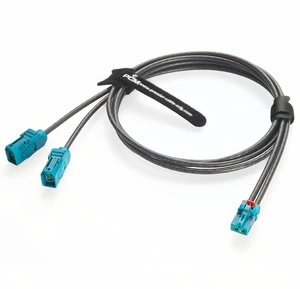 2 in 1 TE Mate-AX Mini Fakra Z Female to Fakra Female Two Ports RF Coaxial Cable 2-2306868-9 to 2-2326910-0 Automotive Video Harness for ADAS, GPS Navigation, GMSL Camera, Infotainment(1M/3.28FT) 2 in 1 TE Mate-AX Mini Fakra Z Female to Fakra Female Two Ports RF Coaxial Cable 2-2306868-9 to 2-2326910-0 Automotive Video Harness for ADAS, GPS Navigation, GMSL Camera, Infotainment(1M/3.28FT)