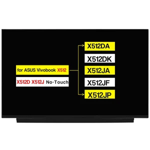 POBRIDA 15.6 Inches New Screen Replacement for ASUS Vivobook X512 X512D X512DA X512DK X512J X512JA X512JF X512JP FHD 1920 * 1080 30 Pins LCD Non-Touch Screen Display Panel POBRIDA 15.6 Inches New Screen Replacement for ASUS Vivobook X512 X512D X512DA X512DK X512J X512JA X512JF X512JP FHD 1920 * 1080 30 Pins LCD Non-Touch Screen Display Panel