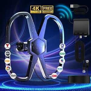 TV Antenna Outdoor Indoor-Support 2 TVS Long Range Digital Antenna TV Antenna Outdoor Indoor-Support 2 TVS Long Range Digital Antenna