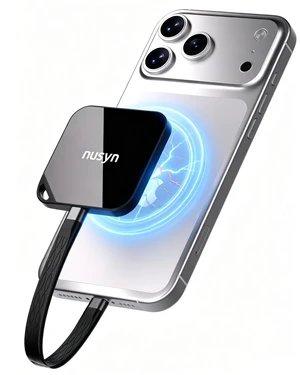 nusyn 1TB Magnetic Portable SSD, Up to 2000MB/s, USB-C, USB 3.2 Gen 2x2, Aluminum+Glass Housing, Supports iPhone ProRes HDR Recording, Compatible with Tablets, Computers, Smartphones, PC - Black nusyn 1TB Magnetic Portable SSD, Up to 2000MB/s, USB-C, USB 3.2 Gen 2x2, Aluminum+Glass Housing, Supports iPhone ProRes HDR Recording, Compatible with Tablets, Computers, Smartphones, PC - Black