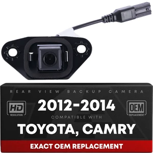 Rear View Backup Camera, Reverse Park Assist - Compatible with 2012-2014 Toyota Camry, 2012-2014 Toyota Camry Hybrid - OEM 8679006031, TO1960107 Rear View Backup Camera, Reverse Park Assist - Compatible with 2012-2014 Toyota Camry, 2012-2014 Toyota Camry Hybrid - OEM 8679006031, TO1960107