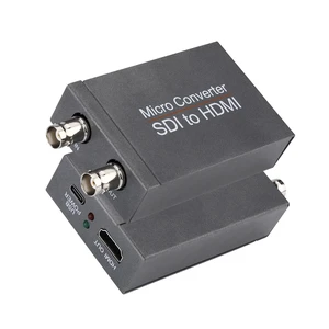 SDI to HDMI Converter with SDI Loop Out, 3G-SDI/HD-SDI/SD-SDI to HDMI Adapter Auto Format Detection for Camera Monitor Projector (Grey) SDI to HDMI Converter with SDI Loop Out, 3G-SDI/HD-SDI/SD-SDI to HDMI Adapter Auto Format Detection for Camera Monitor Projector (Grey)