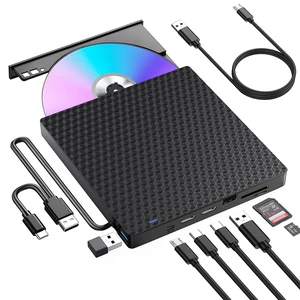 External CD/DVD Drive for Laptop PC ,DVD Player for Laptop,USB 3.0 USB C Ultra-Slim Portable,CD Reader for Mac Laptop Desktop Macbook,External Disk Drive CD Burner for MacOS/Windows 11/10/8/XP/Linux External CD/DVD Drive for Laptop PC ,DVD Player for Laptop,USB 3.0 USB C Ultra-Slim Portable,CD Reader for Mac Laptop Desktop Macbook,External Disk Drive CD Burner for MacOS/Windows 11/10/8/XP/Linux