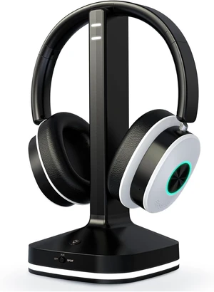 Earbay Wireless Headphones for TV, TV Headphones, Bluetooth Headphone with Transmitter & Charging Base, No Delay Over Ear Headset for Seniors, 3 Audio Modes, Ideal Gifts for Parents, Black & Wh Earbay Wireless Headphones for TV, TV Headphones, Bluetooth Headphone with Transmitter & Charging Base, No Delay Over Ear Headset for Seniors, 3 Audio Modes, Ideal Gifts for Parents, Black & Wh