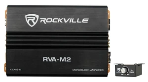 Rockville RVA-M2 2500W Peak / 625W RMS Mono Car Amplifier, 1 Ohm, Class D Rockville RVA-M2 2500W Peak / 625W RMS Mono Car Amplifier, 1 Ohm, Class D