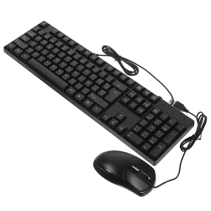 BESPORTBLE Wired USB Keyboard and Mouse with Spanish Letters Full Layout with Pad Quiet Typing Computer Accessory for Laptop and Desktop Plug and Play USB Powered Combo BESPORTBLE Wired USB Keyboard and Mouse with Spanish Letters Full Layout with Pad Quiet Typing Computer Accessory for Laptop and Desktop Plug and Play USB Powered Combo