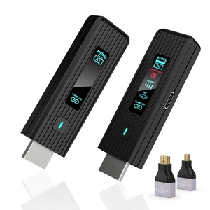 2026 New Wireless HDMI Transmitter and Receiver, 360FT/110M Extender,4K Decode 1080P@60Hz Output,LED Display, 5.8+2.4G Streaming Video/Audio from PC/Laptop/TV Box to Monitor 2026 New Wireless HDMI Transmitter and Receiver, 360FT/110M Extender,4K Decode 1080P@60Hz Output,LED Display, 5.8+2.4G Streaming Video/Audio from PC/Laptop/TV Box to Monitor