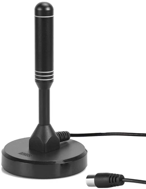 August DTA240 Digital TV Antenna Indoor/Outdoor Magnetic Base Portable August DTA240 Digital TV Antenna Indoor/Outdoor Magnetic Base Portable