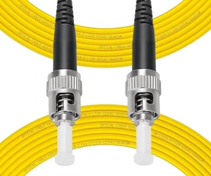 FibergagaOS2 ST to ST Fiber Optic Cable Single Mode Simplex, 50M(165ft) FibergagaOS2 ST to ST Fiber Optic Cable Single Mode Simplex, 50M(165ft)