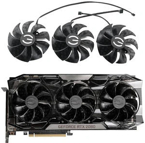 87mm PLD09220S12H Cooler Fans Replacement for EVGA RTX 2080 Ti FTW3 Ultra 2070 Super RTX2080 Graphics Video Card Cooling Fan 87mm PLD09220S12H Cooler Fans Replacement for EVGA RTX 2080 Ti FTW3 Ultra 2070 Super RTX2080 Graphics Video Card Cooling Fan