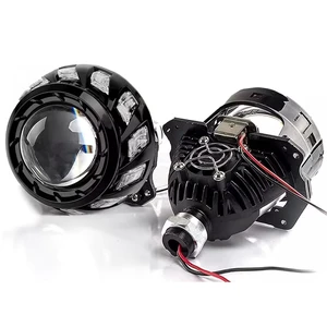 HGTHXDF 3.0 Inch Projector Lens with Spiral Shrouds,Universal Headlight Retrofit Kit with Hi/Low Beam for H1 H4 H7 Car Motorcycle Headlight HGTHXDF 3.0 Inch Projector Lens with Spiral Shrouds,Universal Headlight Retrofit Kit with Hi/Low Beam for H1 H4 H7 Car Motorcycle Headlight