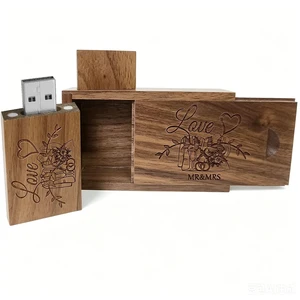 TATMOHIK Wood USB Flash Drive 64GB USB3.0 Wedding Flash Drive with Tiny Box TATMOHIK Wood USB Flash Drive 64GB USB3.0 Wedding Flash Drive with Tiny Box