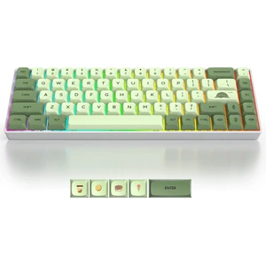 Vumilstek 65% Mechanical Keyboard Wired Linear Red Switch RGB Backlight Vumilstek 65% Mechanical Keyboard Wired Linear Red Switch RGB Backlight
