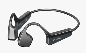 Langsdom Bone Conduction Headphones. Premium Open-Ear Wireless Bluetooth, Sport Headphones, Microphones, Sweatproof, Waterproof.New Technology (Black) Langsdom Bone Conduction Headphones. Premium Open-Ear Wireless Bluetooth, Sport Headphones, Microphones, Sweatproof, Waterproof.New Technology (Black)