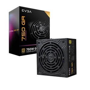 EVGA 220-GA-0750-X1 Super Nova 750 Ga, 80 Plus Gold 750W, Fully Modular, ECO Mode with Dbb Fan, 10 Year Warranty, Compact 150mm Size, Power Supply EVGA 220-GA-0750-X1 Super Nova 750 Ga, 80 Plus Gold 750W, Fully Modular, ECO Mode with Dbb Fan, 10 Year Warranty, Compact 150mm Size, Power Supply