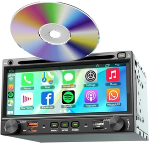 Double Din Car Radio with CD/DVD Play Stereo 7 Inch HD Screen Head Unit Double Din Car Radio with CD/DVD Play Stereo 7 Inch HD Screen Head Unit