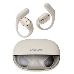 Open-Ear Headphones, Adjustable Ear Hooks, Ultra-Comfort, Snug Fit, Powerful Sound, Clear Calls, IPX6, 40H Playtime, Bluetooth 5.4 Wireless Earbuds, Multipoint Connection,Udfine OpenFit (Cream Open-Ear Headphones, Adjustable Ear Hooks, Ultra-Comfort, Snug Fit, Powerful Sound, Clear Calls, IPX6, 40H Playtime, Bluetooth 5.4 Wireless Earbuds, Multipoint Connection,Udfine OpenFit (Cream