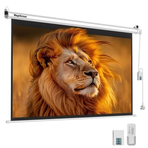 120" 16:9 Motorized Projector Screen with Dual-Side Power Inlet 120" 16:9 Motorized Projector Screen with Dual-Side Power Inlet