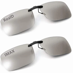 AoHeng Cinema 3D Clip on Glasses for RealD IMAX 3D Movie,Lighter,Clearer,Brighter(2Pack) AoHeng Cinema 3D Clip on Glasses for RealD IMAX 3D Movie,Lighter,Clearer,Brighter(2Pack)
