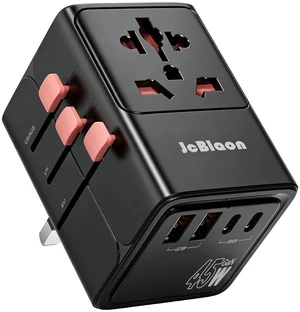 JcBlaon 45W Universal Travel Adapter, International Power Adapter JcBlaon 45W Universal Travel Adapter, International Power Adapter