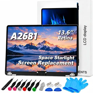 Lihavqyx A2681 Screen Replacement with Sleep Sensor Cable for Mac14,2 MacBook Air 13.6" M2 2022 A2681 EMC 4074 13.6 inches 2560x1664 Full LCD Screen Display Complete AssemblyStarlight White Lihavqyx A2681 Screen Replacement with Sleep Sensor Cable for Mac14,2 MacBook Air 13.6" M2 2022 A2681 EMC 4074 13.6 inches 2560x1664 Full LCD Screen Display Complete AssemblyStarlight White