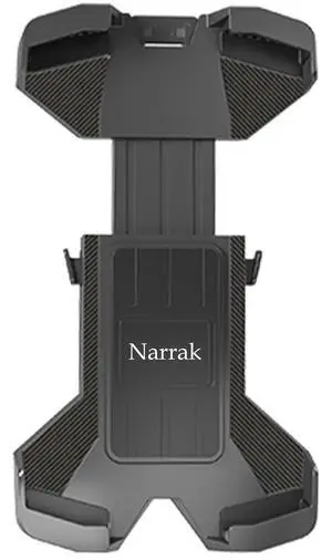 Bike Phone Mount Holder,Motorcycle Phone Mount for Electric Scooter, Mountain Bike, Dirt Bike and Etrike - 360° Rotate Suitable for iPhone & Android Smartphones from 4.5-7.0 inches Phone Holder BK