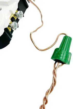 Green Wire Connectors Nuts with Hole, Arborix 80 PCs Winged Green Wire Connectors Nuts Cable Grounding Connectors Electrical Cap UL Listed Easy-Twist 14-10 AWG