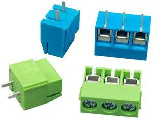 Arborix Screw Terminal Block PCB Connectors Circuit Board Connectors Mount Screw Terminal Assortment Kit 80 pcs UL Listed for Breadboard Terminal and Audino 0.5 mm 2 Pin 3 Pin Green Blue