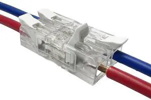 Arborix Inline Wire Connectors Nuts Lever Wire Compact Connectors Electrical Inline Splicing Conductor Connector 4 Port 10 pcs Clear Butt Insulated Splice Wire Terminals Connectors Kit for 24-12 AWG