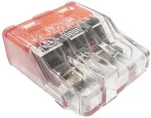 Arborix Push-in Wire connectors Nuts 10pcs terminals UL Listed Quick Connect connectors kit Low Voltage Wire Electrical connectors for Wiring 3 Port Connectors Assortment Kit 24-14 AWG