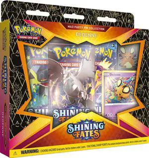 Pokemon TCG: Shining Fates Mad Party Pin Collection [Dedenne]