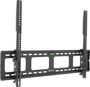 Heavy-Duty Tilting TV Wall Mount for 43-90 Inch TVs, Low Profile Bracket Supports 220 lbs, Max VESA 800x600 mm, Fits 16/24 Studs, Adjustable Tilt to Reduce Glare