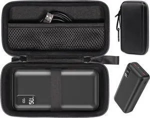 CaseSack Case for POIYTL Power Bank 50000mAh 22.5W Fast Charging Portable Charger, POIYTL USB-C Quick Charge, Huge Capacity External Battery Pack