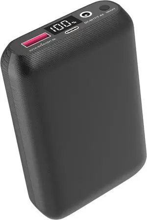 16000mAh Battery Pack for Heated Vest-5V/7.4V Rechargeable Power Bank with LED Display and DC/USB Output for Heated Jacket, Hoodie and Pants,Fast Charging Powerbank Compatible with iPhone iPad Samsung