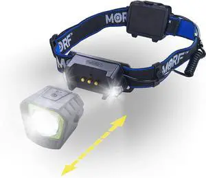 Police Security Flashlights - MORF Removable R230 3 in 1 Headlamp Magnetic Flashlight - Perfect for Mechanics, Emergency Preparedness, Outdoor, Water Proof, Drop Proof Police Security Flashlights - MORF Removable R230 3 in 1 Headlamp Magnetic Flashlight - Perfect for Mechanics, Emergency Preparedness, Outdoor, Water Proof, Drop Proof