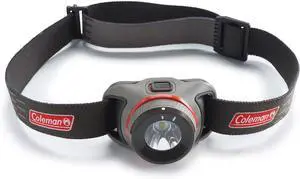 Coleman LED Headlamp with BatteryGuard Technology, Water-Resistant Headlamp with 4 Light Modes