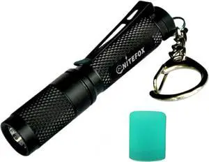 K3 Mini Keychain Flashlight AAA Small Keychain Light Bright 150 Lumens with Diffuser Clip,Multipurpose Pocket Light as Candle Hat Lamp Camp Lantern for Everyday EDC Dog Walking Hiking Camping