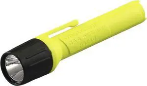 Streamlight 67101 2AA ProPolymer 65-Lumen HAZ-LO Intrinsically Safe, Waterproof, Alkaline Battery Powered LED Flashlight  Yellow